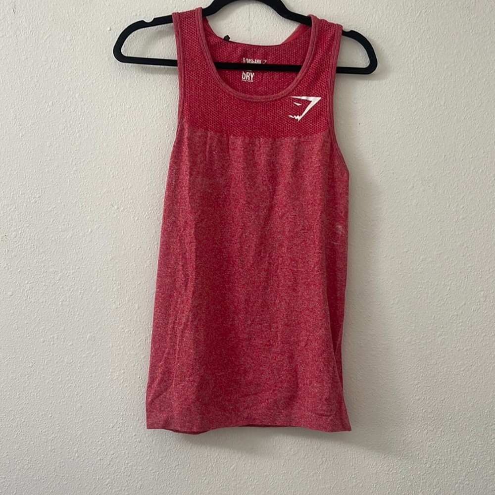Gymshark Red Marl Racerback tank